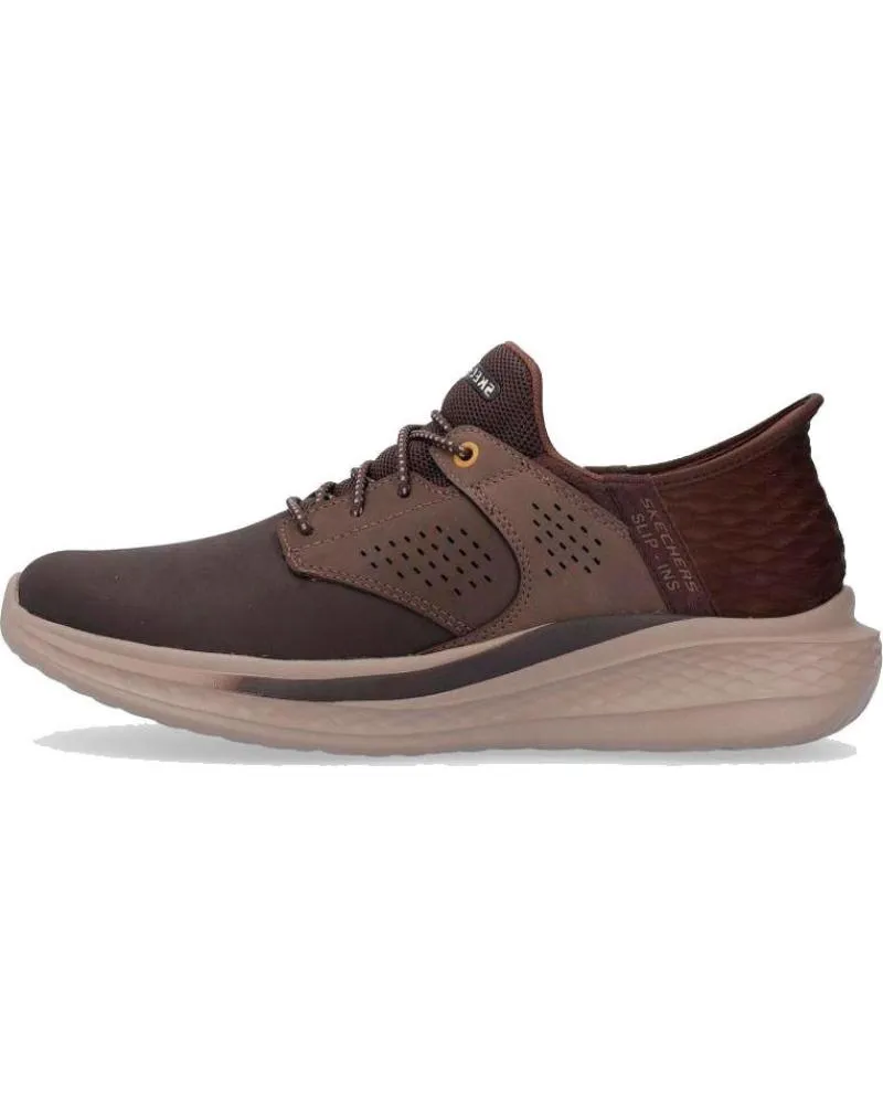ZAPATILLAS DEPORTE SKECHERS  DE HOMBRE ZAPATILLAS HOMBRE SLADE MACKLIN 210890CHOC  MARRóN