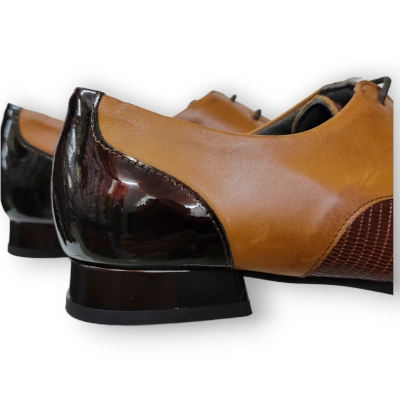 Zapato cordon mujer Pitillos cuero