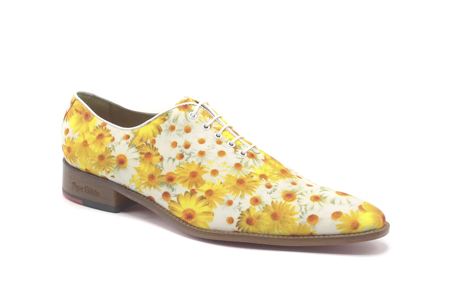 Zapato modelo Rome, fabricado en Fantasia Paradis Napa Amarilla