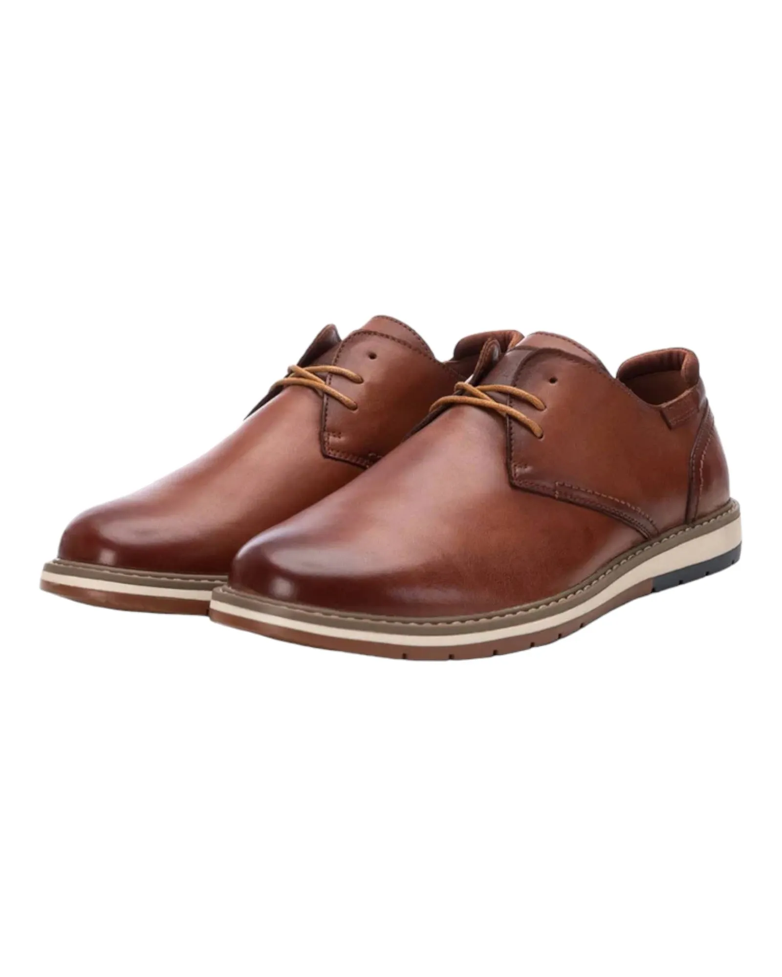 ZAPATOS DE HOMBRE CARMELA 161113 EN CUERO