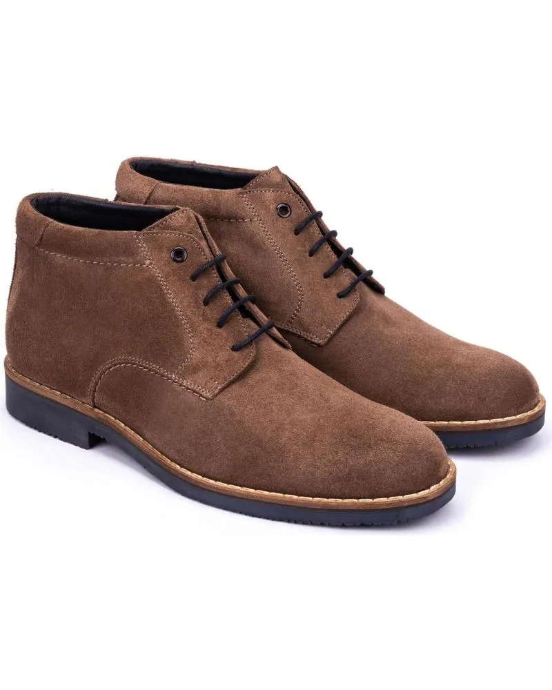 Zapatos KARTAMO  de Hombre BOTIN DE CORDONES PIEL NAPA HOMBRE  FANGO
