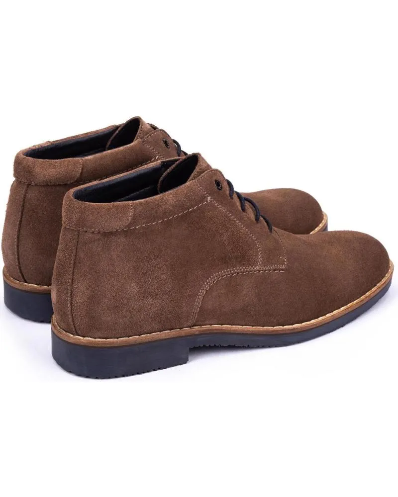 Zapatos KARTAMO  de Hombre BOTIN DE CORDONES PIEL NAPA HOMBRE  FANGO