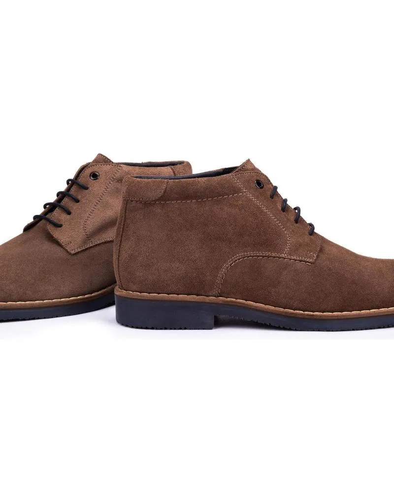 Zapatos KARTAMO  de Hombre BOTIN DE CORDONES PIEL NAPA HOMBRE  FANGO