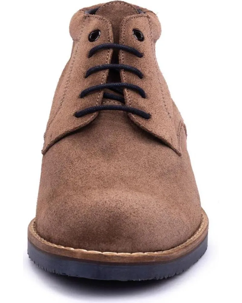 Zapatos KARTAMO  de Hombre BOTIN DE CORDONES PIEL NAPA HOMBRE  FANGO