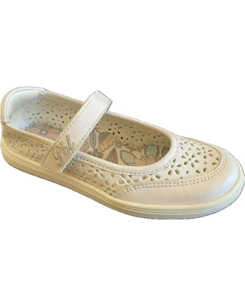 Zapatos PABLOSKY  de Niña MERCEDITAS 302004  BLANCO